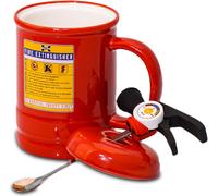 Tasse Extincteur Kawaii en Céramique avec Couvercle et Cuillère Vendos85