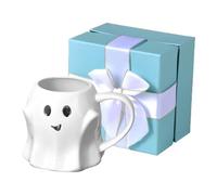 Tasse fantôme d'Halloween, tasse à café en céramique, tasse créative Ghostface pour le lait, tasse créative pour thé lait, café, tasse à thé pour cadeau d'Halloween