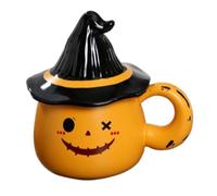 Tasse fantôme - Tasse à thé réutilisable pour Halloween, cuisine, maison, dortoir, université, routine quotidienne, jeu, nuit, discothèque, réunions
