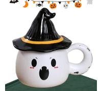 Tasse fantôme, tasse fantôme en céramique | Tasses à thé pour routine quotidienne dans la cuisine, soirée de jeux universitaires, réunions de club de lecture, fête, maison, chambre de résidence