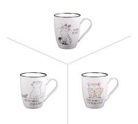 Tasse Funny Cat 23 cl (lot de 3) Trend'up
