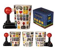 Puckator Mug à anse décorée Game Over – Jeu vidéo Joystick & Pixels