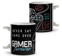 Tasse gaming, tasses originales à offrir, tasse personnalisée, tasse en céramique, 330 ml, cadeaux de jeu, accessoire de jeu, tasse jouer au mando, tasse Playstation