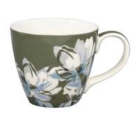 Tasse Greengate EVIA Vert Olive Avec Fleurs Porcelaine 300 Ml