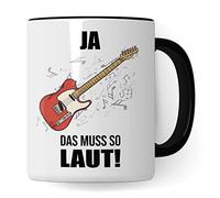 Tasse guitare électrique, cadeau de musique pour guitare électrique, guitare électrique, tasse à café, musicien, joueur de guitare, instrument, idée cadeau, gobelet acoustique, classique, guitariste