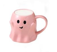 Tasse Halloween,44cl Tasse Céramique Fantôme Drôle | Tasses à Thé Réutilisables Pour Quotidien Fêtes Université Club Livre Vacances Chambres Dortoir Soirées Jeux