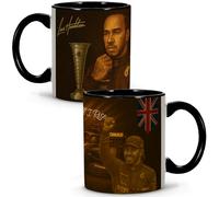 Tasse Hamilton Légendes du Sport Tasses Petit Déjeuner Fête des Pères Cadeaux Originaux pour Ami Invisible Collection Unique Légendes Tasse 330 ml Hamilton