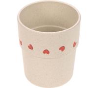 LÄSSIG Tasse à boire pour enfants Vaisselle pour enfants sans mélamine, sans BPA, lavable au lave-vaisselle et au micro-ondes/Mug Happy Rascals Heart lavender