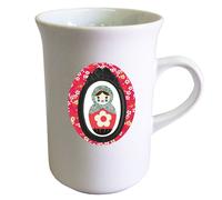 Tasse Haute En Céramique Matriochka Multicolore