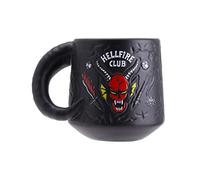 Tasse Hellfire Club Stranger Things - Marchandise Netflix Officielle, Tasse Céramique Embossée avec Démons, Cadeau pour Fans Stranger Things, 400ml (14 fl oz)