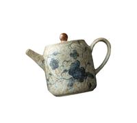 Tasse hôte créative peinte à la main en bleu et blanc personnalité simple à boire théière