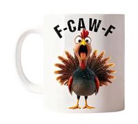 Tasse humoristique « Here We F*cking Go Again » - Here We F*king Go Again I Mean Good Morning, Tasse à café sarcastique pour le bureau et la vie quotidienne, tasse à thé en céramique en forme de