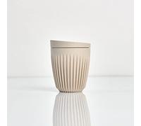 Tasse Huskee | 20 oz | Réutilisable | Durable | Fabriqué en Husk | Avec couvercle | Naturel