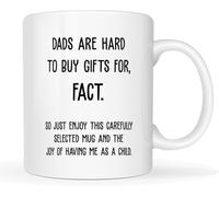 Tasse Il est difficile de trouver des cadeaux pour les papas, c'est un | fait. Tasse à cafe Naissance 2 PièCes Humour Tazzine Caffe Élégant Tazza Colazione DéPart Anniversaire
