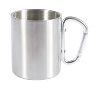 Tasse inox avec poignée mousqueton cao 0,3l double paroi