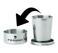 Tasse inox pliable ferrino avec étui