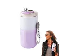 Tasse intelligente, bouteille d'eau intelligente avec écran de température, bouteille d'eau avec base en caoutchouc de 420 ml, filtre intégré, garde les boissons chaudes ou froides