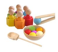 Tasse Interactive de Balle de tri Arc-en- Jouet éducatif inspiré du Jeu de mathématiques pour | Développe Les compétences d'apprentissage précoce, y Compris Le comptage, l'ajout, la