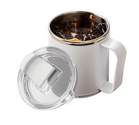 Tasse Isolée - 4,61x3,43 Pouces En Acier Inoxydable Tasse À Eau Isolée, 460 Ml De Contenant Fuite Induction Chauffage Pour Eau Chaude Café Thé De Voyage École De Voyage Sportives