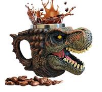 Tasse isotherme 3D inspirée des dinosaures - Réutilisable - Décoration réaliste pour thé, chocolat, bière, eau, lait, adultes, adolescents et