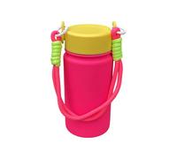 Tasse isotherme de 350 ml à large goulot facile à nettoyer avec poignées confortables et poignée ergonomique