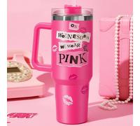 Tasse isotherme de 40 oz avec graphique de lettres, tasse isotherme, bouteille d'eau isotherme à vide, mug de voyage en acier inoxydable, mug de voiture 1200mlCartoonAcier inoxydable