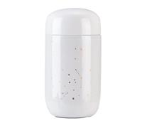 Tasse Isotherme en Acier Inoxydable Double Paroi Motif Étoilé | Fond Antidérapant, Fermeture Hermétique sous Vide, Prise Confortable, Format Pratique pour Thé, Porridge, Bureau ou Sport