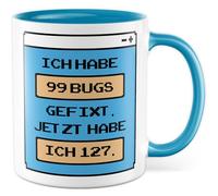Tasse It Cadeau J'ai 99 Bugs Fixé Maintenant J'ai 127, Tasse à Café Informatique Informaticien Coffee Bureau Idée Cadeau Joke Sarcasme Meme Drôle Slogan Collègue Tasse à café