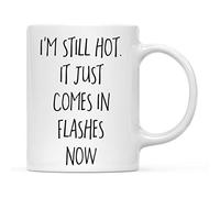 Tasse J'ai toujours chaud, ça vient juste par intermittence. Mug Maison | Lot de 2-330ml Rillant Tasses A Cafe Réutilisable Tasses Amie Fin D’AnnéE