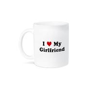 Tasse J'Aime Ma Petite Amie 330Ml Tasses Durable Drôle Mug Pour Chocolat Chaud Lait Famille