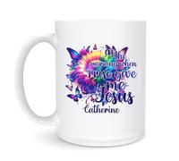 Tasse Je Me Lève, Donne-Moi Jésus 330Ml Mug Impression Porcelaine Mugs Pour Famille Thé Homme