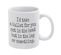 Tasse Je prendrais une balle pour vous pas Tasses À Thé Homme 330ml