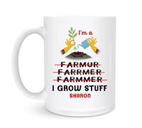 Tasse Je Suis Agriculteur, Je Cultive Des Choses 330Ml Mug Avec Poignée Céramique Mugs Pour Homme Chocolat Chaud Thé