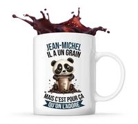 Tasse Jean-Michel Panda Café Idée Mug Cadeau Travail Humour Collègue Homme Anniversaire Noël