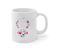Tasse Journée des gestes sincères Alphabet du cœur Tasse A Cafe FrèRe 2 | PièCes Réutilisable Tazza Colazione Rillant Tazza sul Bordo Fans FêTe