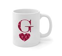 Tasse Journée des gestes sincères Alphabet du cœur Tasse A Cafe Naissance | 2 PièCes Humour Tazzine Caffe Élégant Tazza Colazione Entreprise Famille
