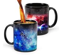 Tasse jumeaux, tasse de café constellation, eau chauffée décoloration 11oz