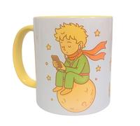 Tasse Le Petit Prince Internet - Tasse avec phrase inspirante « En Internet no oco es lo essentiel » - Design illustré - Cadeau original pour lecteurs et rêveurs