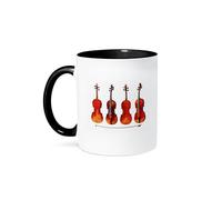 Tasse « Les Grands Violons Stradivarius » 330Ml Mugs Céramique Avec Poignée Tasses Pour Thé Collègue Ami
