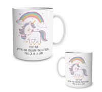 Tasse licorne dessin et phrase créature fantastique Taille : 10 x 8 x 12 cm : céramique