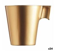 Tasse Luminarc Flashy Doré 80 Ml Verre