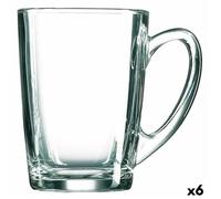 Gobelet luminarc nouveau petit déjeuner du matin verre transparent (320 ml) (6 pièces)