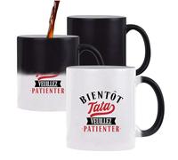 Tasse Magique Bientôt Tata | Mug qui change couleur avec la chaleur | Idée Cadeau Tante Humour Original Noël Anniversaire Famille Drôle Unique
