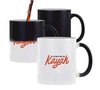 Tasse Magique Je peux pas j’ai kayak | Mug | Idée Tasse Personnalisable qui change de couleur Cadeau Anniversaire Fête Original Famille Travail Départ Collègue Retraite Noël.