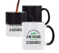 Tasse Magique Je Suis Drôle | Mug qui change couleur avec la chaleur | Idée Cadeau Humour Drôle Marrant Original Anniversaire Fête