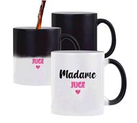 Tasse Magique Madame Juge - Mug - Idée Tasse Personnalisable Cadeau Anniversaire Fête Original Famille Travail Départ Collègue Retraite Noël. (Rose)
