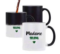 Tasse Magique Madame Selena - Mug - Idée Tasse Personnalisable Cadeau Anniversaire Fête Original Famille Travail Départ Collègue Retraite Noël. (Vert)