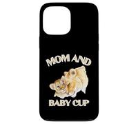 Tasse Maman et bébé Lion Coque pour iPhone 13 Pro Max