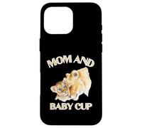 Tasse Maman et bébé Lion Coque pour iPhone 16 Pro Max