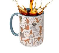 Tasse Marcus le ver | Tasses amusantes Marcus Worm Robert | Nouveauté Tasse créature étrange pour se détendre à la maison, en voyage et le matin